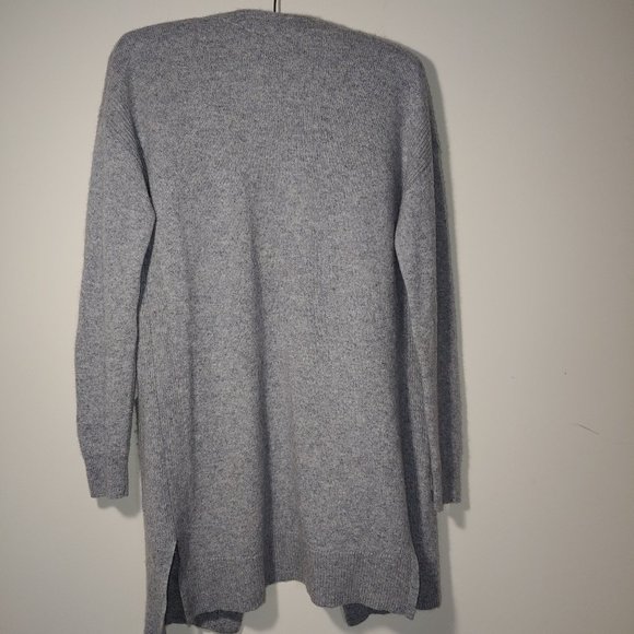 Halogen Drop Shoulder Long Sleeve Cashmere  Open Front Cardigan Size SP … - Picture 5 of 5